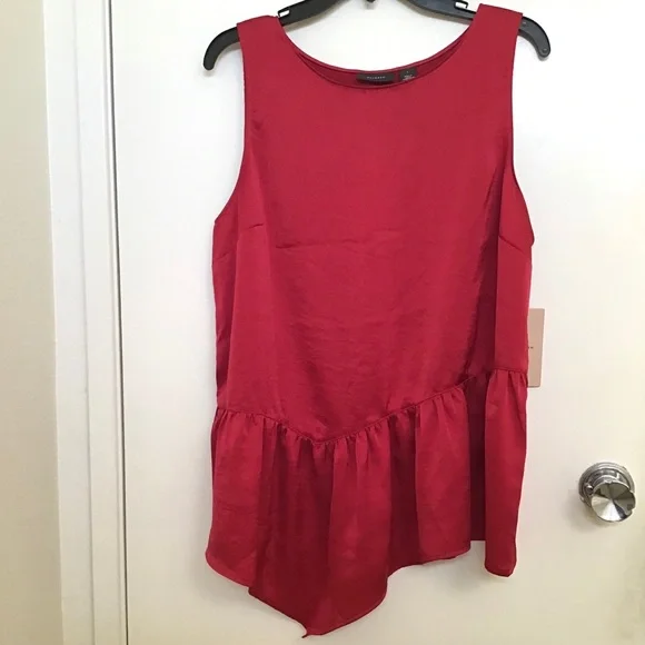 Halogen Asymmetrical Ruffle Top - Picture 8 of 8